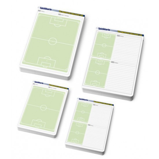 Tactiek kaarten Voetbal - A6 formaat
