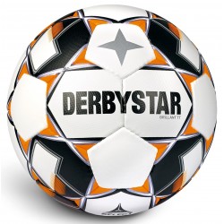 Training Bal Derbystar Brillant TT/AG Wit/Zwart/Oranje (kunstgras) - Maat 5