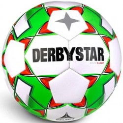 Training Bal Derbystar Junior Super Light Wit/Groen/Rood - Maat 3